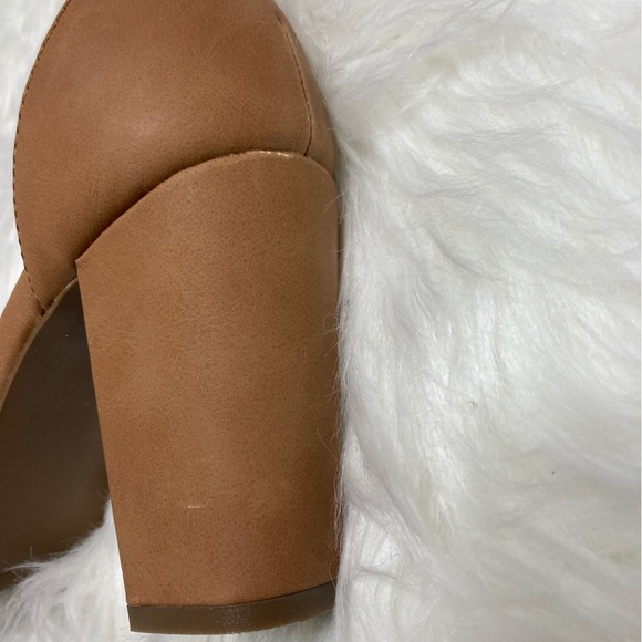 Size 8.5 Women’s Brown Bongo Strappy Pump w Ankle Buckle, Mid Height Chunky Heel - Picture 14 of 15